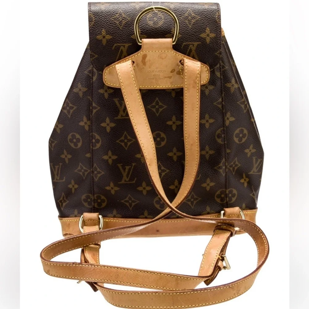 Louis Vuitton backpack montsouris LV monogram bag mm vintage designer backpack - Picture 5 of 17